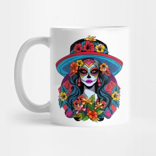 La Catrina with flowers Mug